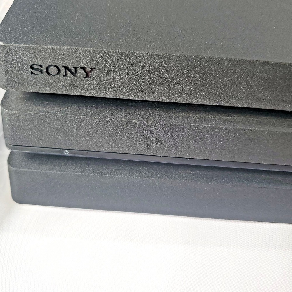 Sony PlayStation 4 Pro Console Black Tested With Controller and Cables - Picture 7 of 10